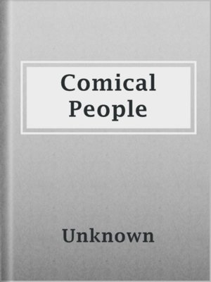cover image of Comical People